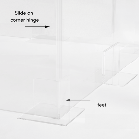 Clear Pet Playpen, 32" High with Door