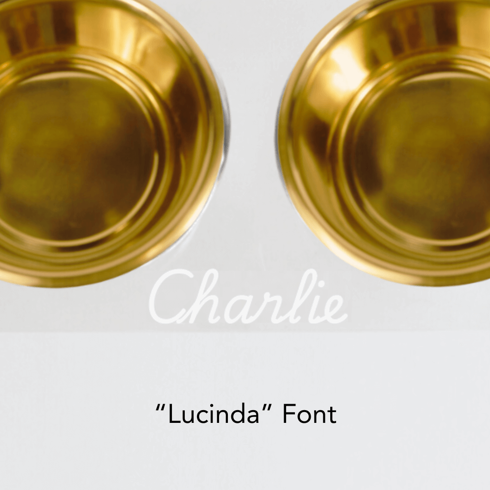 Monogram Gold Feeder