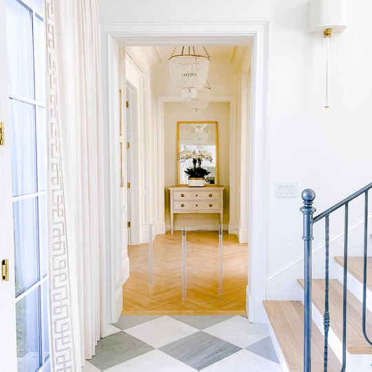 hiddin clear lucite zig zag pet gate