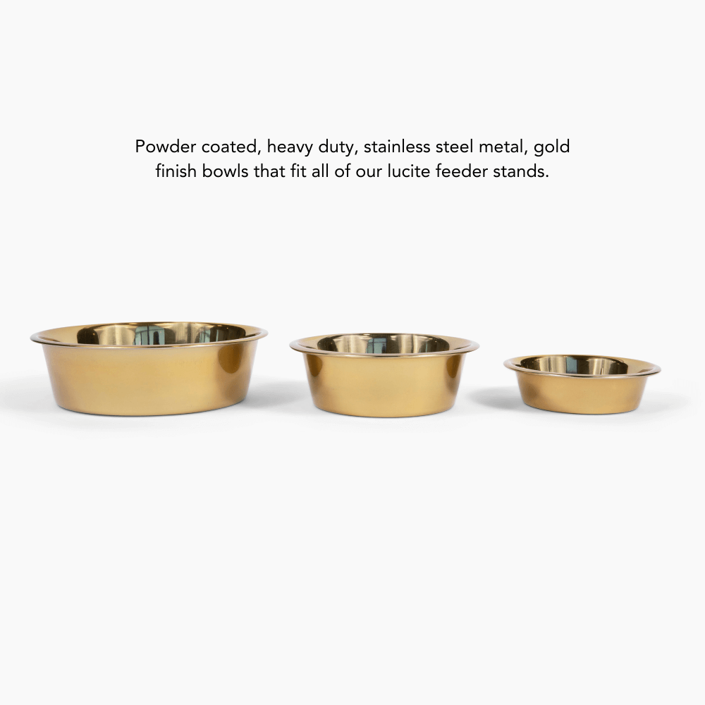 Hiddin Metal Pet Bowls, Set of 2
