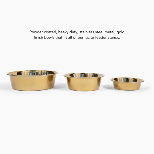 Hiddin Metal Pet Bowls, Set of 2