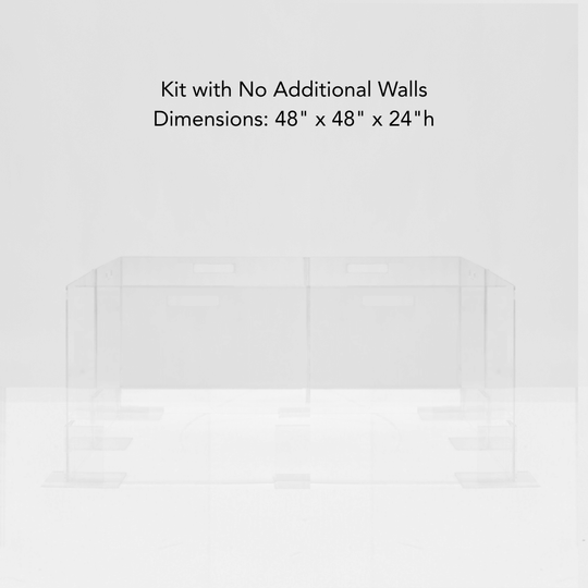 Clear Pet Playpen, 24" High