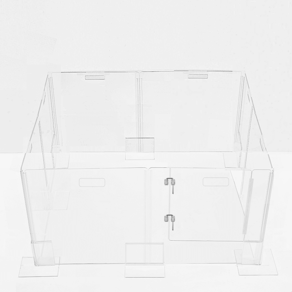 Clear Pet Playpen, 32" High with Door