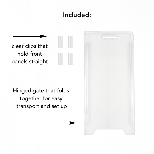 Clear Front Pet Gate