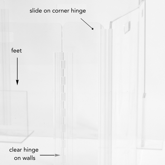 Clear Pet Playpen, 32" High with Door