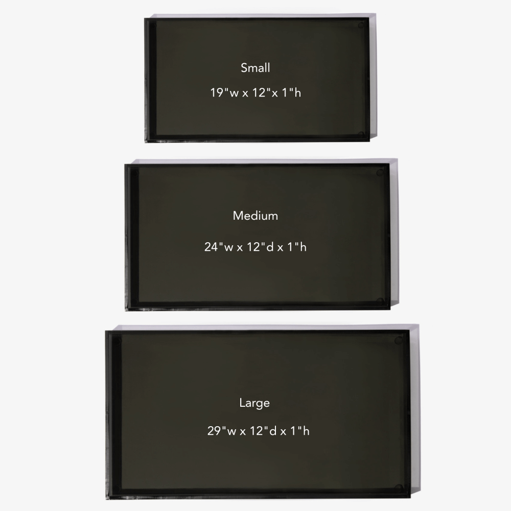 Smoke Grey Overflow Tray