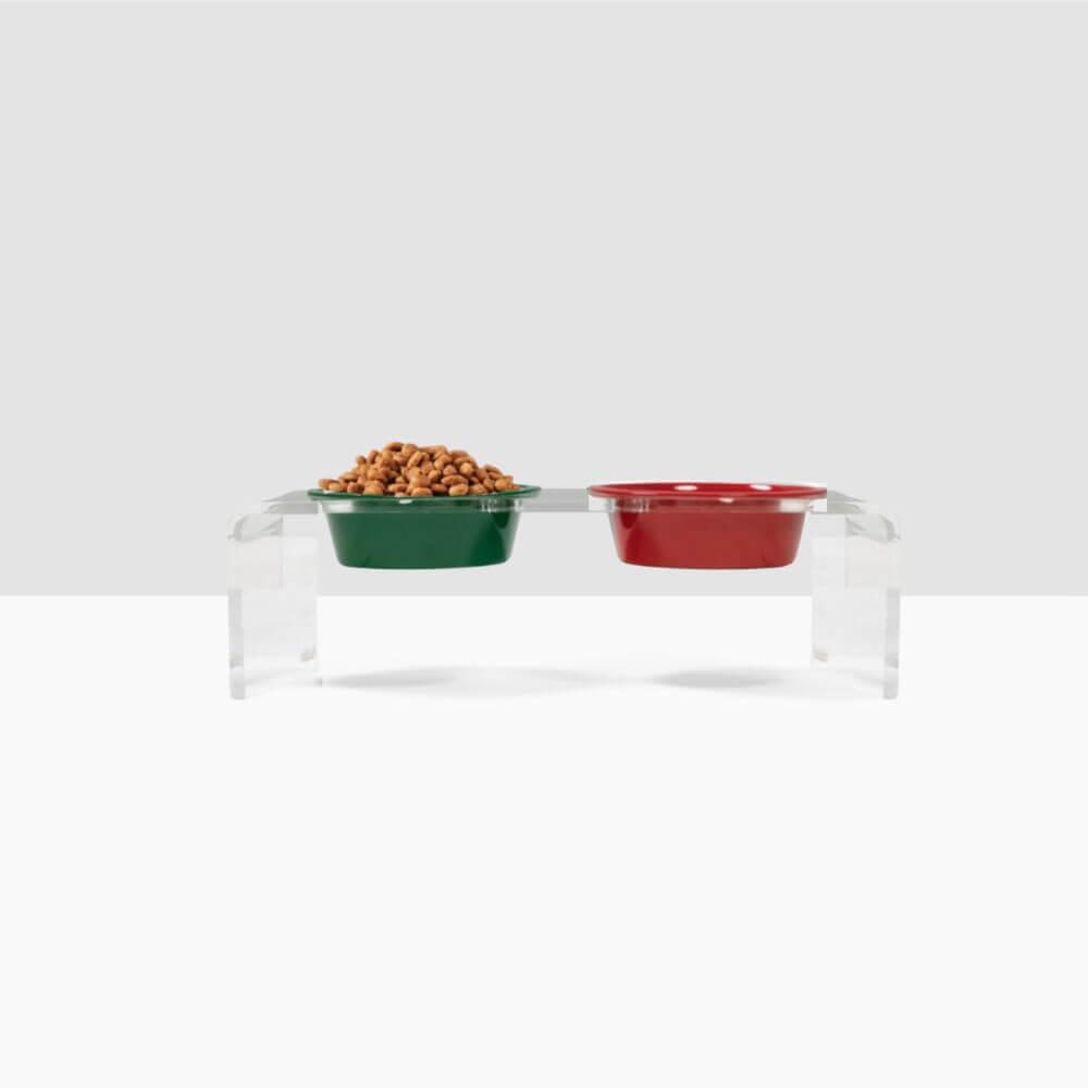 Holiday Double Pet Feeder | Limited Edition