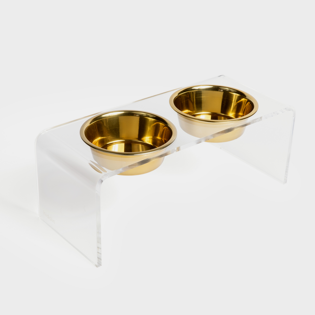 Luxury Gold Rim Dog Bowl - Happy Breath