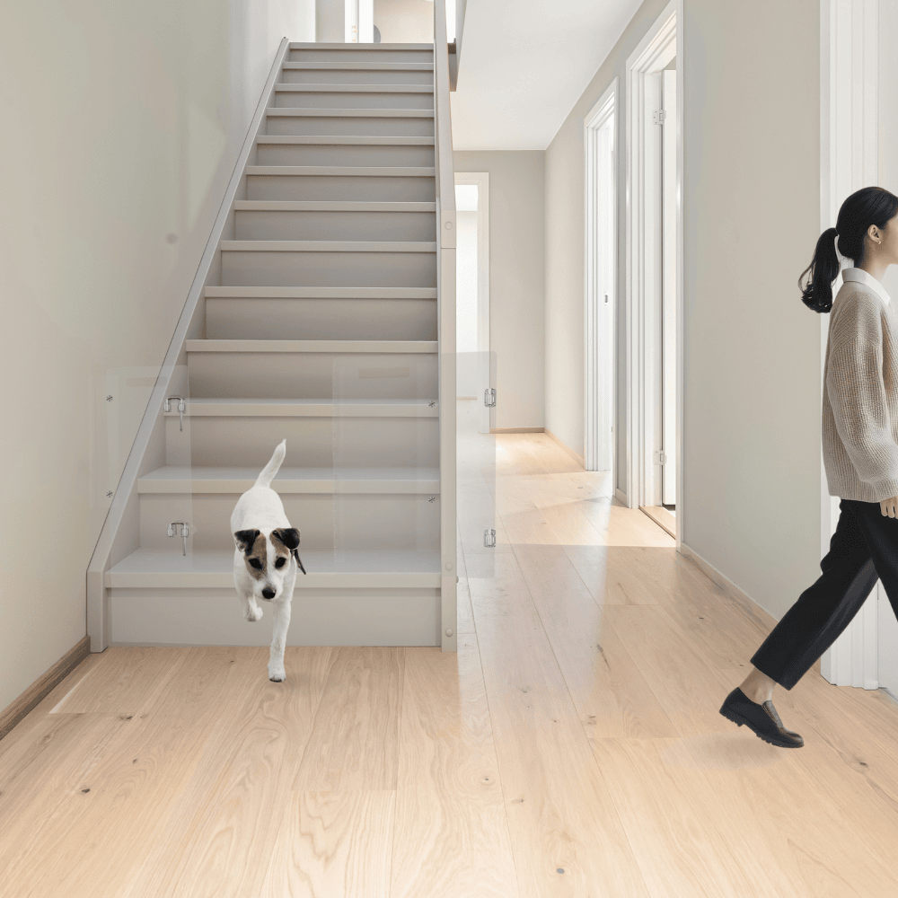 Panel Gate with Door (Wall Attached)