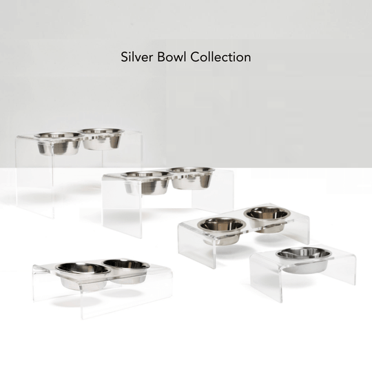 Monogram Slant Silver Feeder
