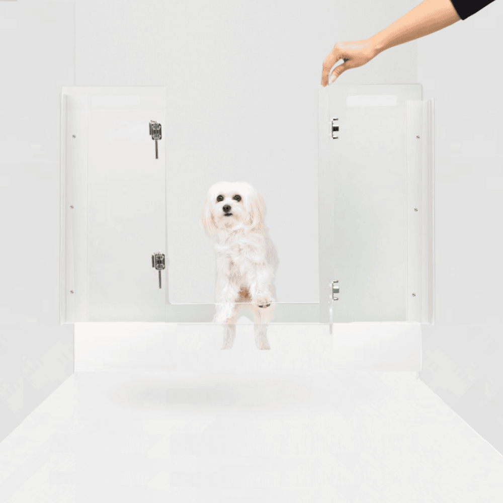 Panel Gate with Door (Wall Attached)