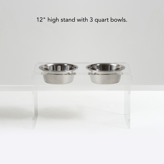 Clear Double Feeder with Slow Feed & Water Bowl | Options