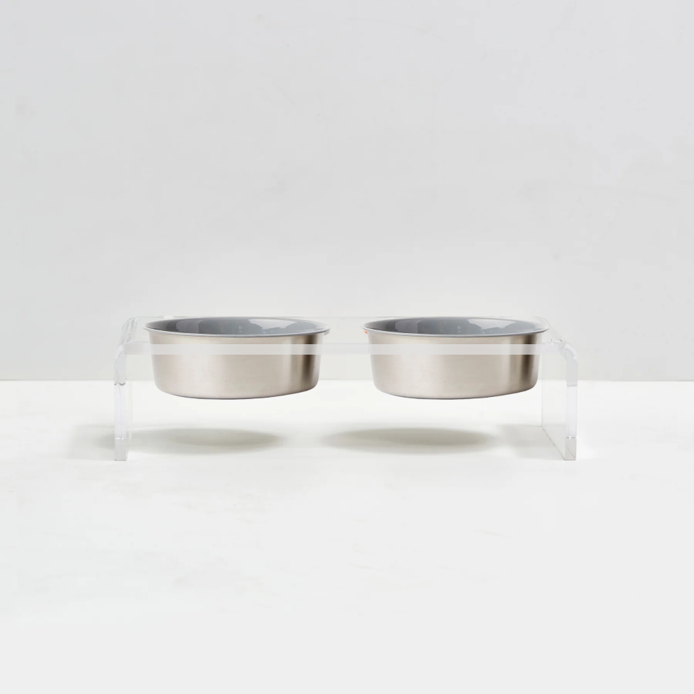 Small Double Feeder with Slow Feed Bowls | Options