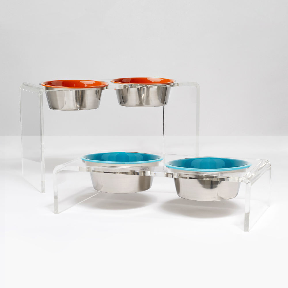 Small Double Feeder with Slow Feed Bowls | Options