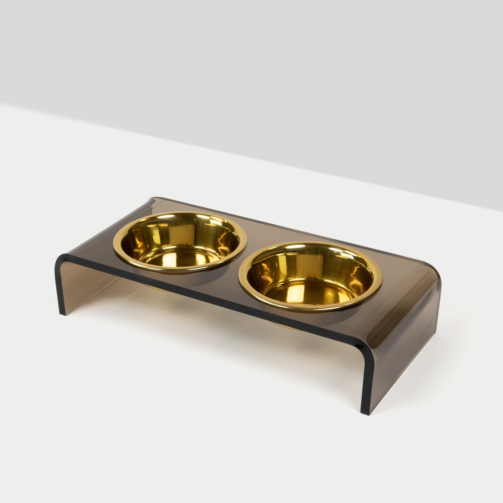 Small Size Double Bowl Pet Feeder 