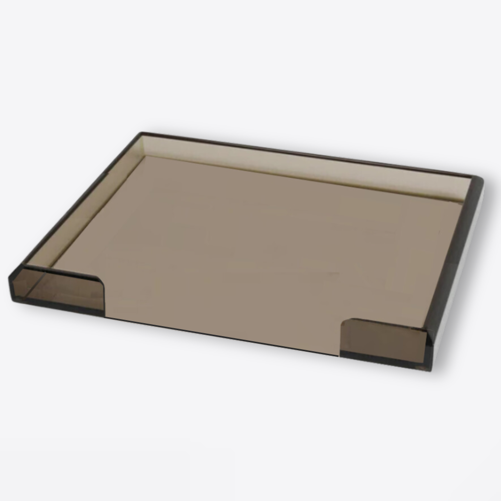 Bronze Lucite Pet Tray Bed | Options