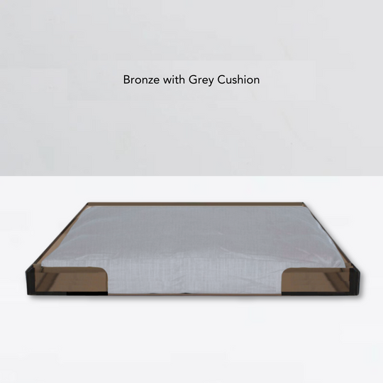 Bronze Lucite Pet Tray Bed | Options