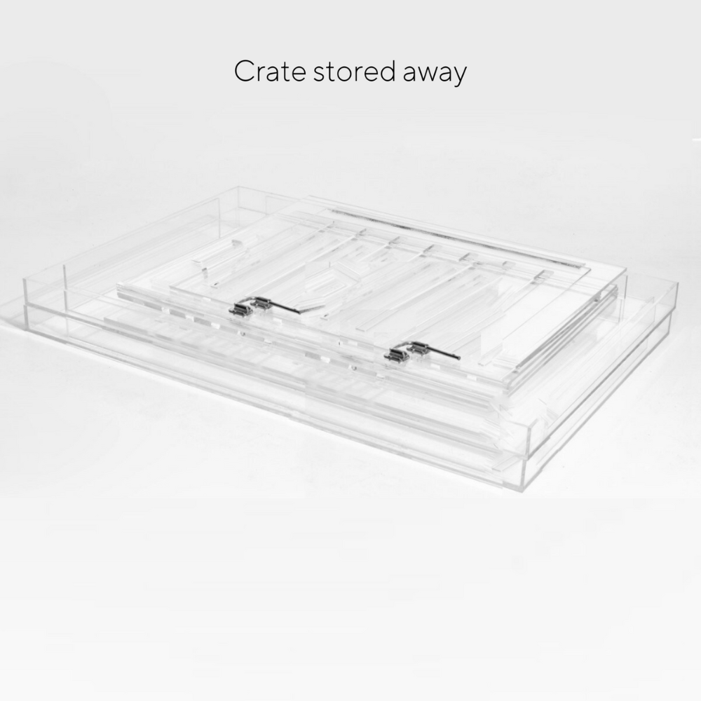 Clear Dog Crate to Gate | Small