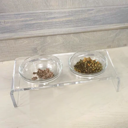 Small Glass Bowl Feeder