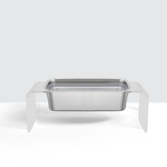 Clear Trough Dog Bowl Feeder | Options