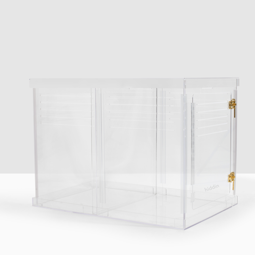 Monogram Large Crate (Gold Latch)