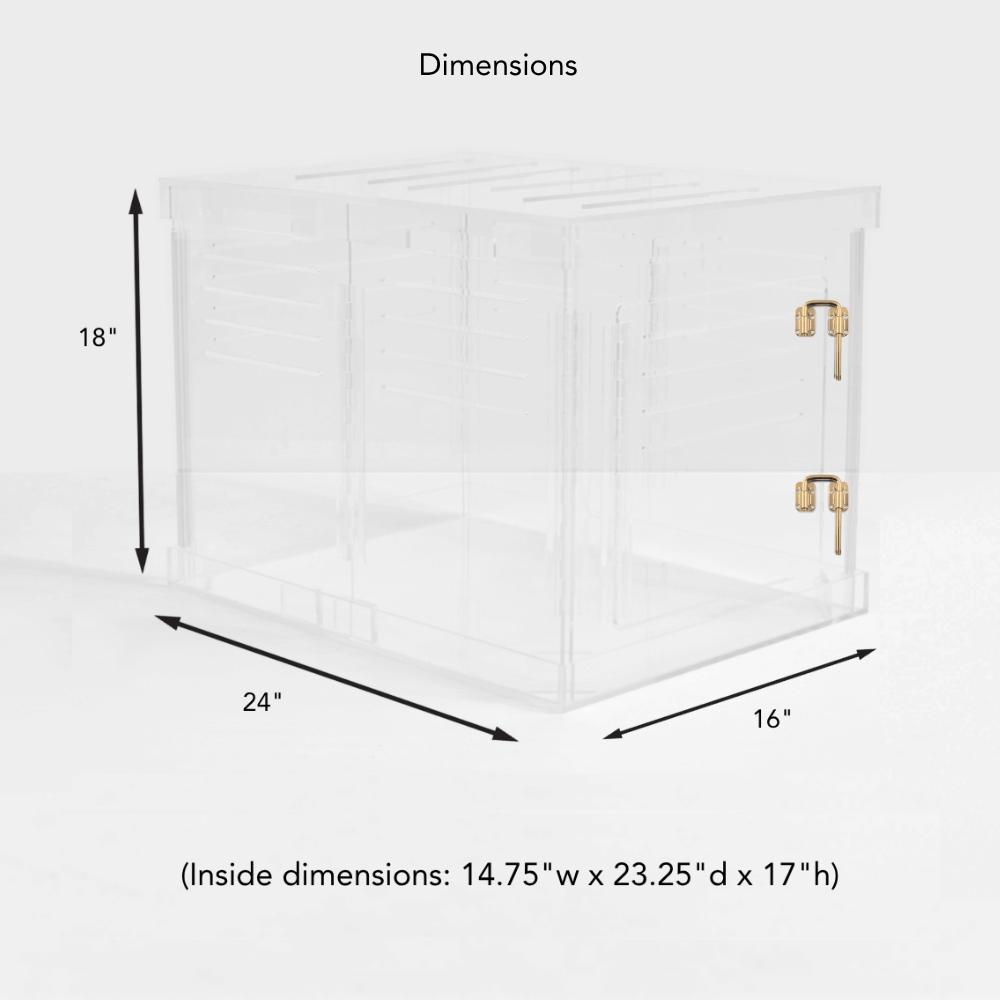 Small Crate (Gold Latch)