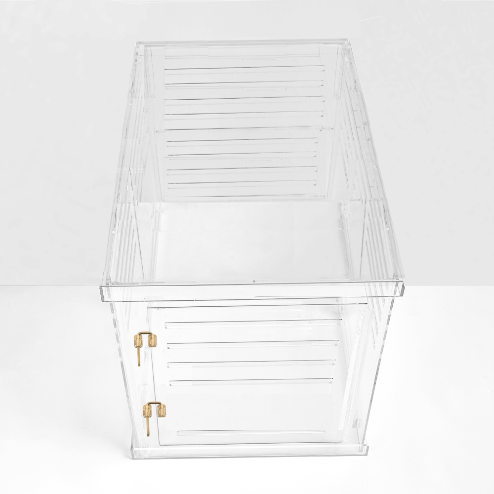 Monogram Large Crate (Gold Latch)