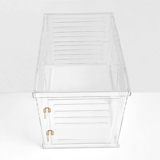 Monogram Large Crate (Gold Latch)