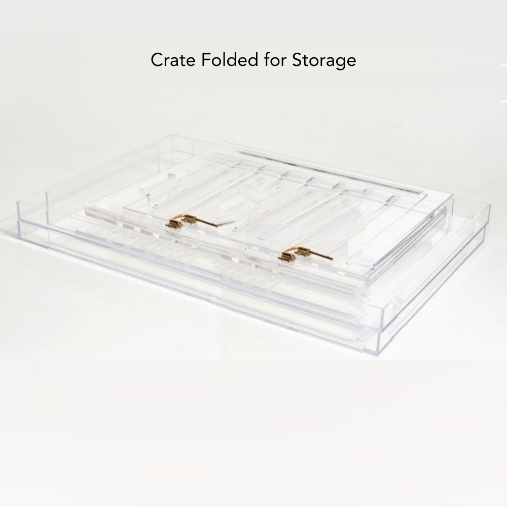 Clear Dog Crate to Gate | Medium