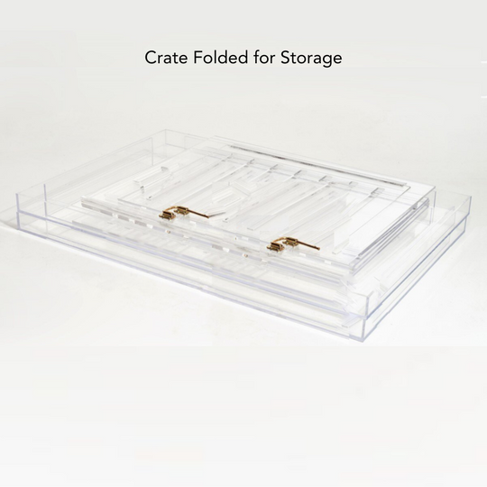 Clear Dog Crate to Gate | Medium