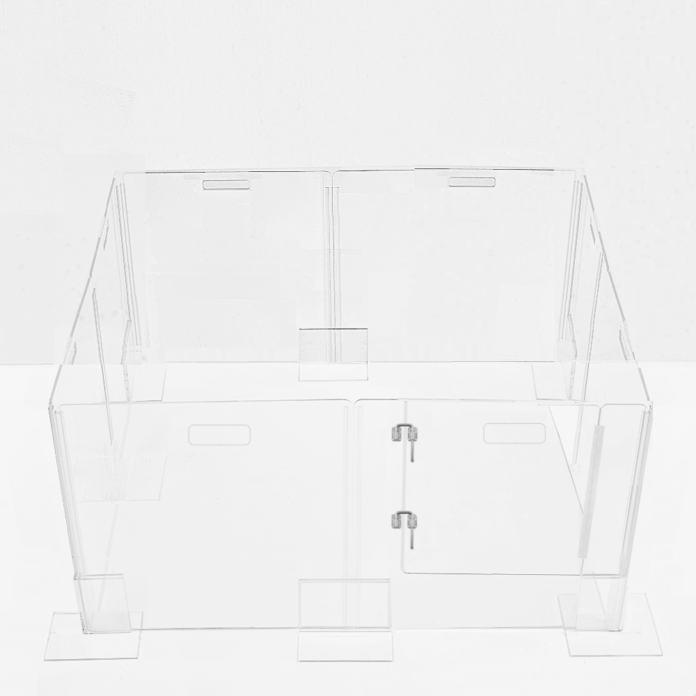 Clear Pet Playpen, 32" High with Door