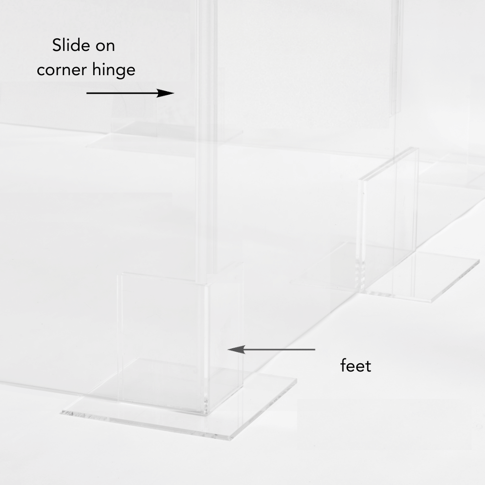 Clear Pet Playpen, 32" High with Door