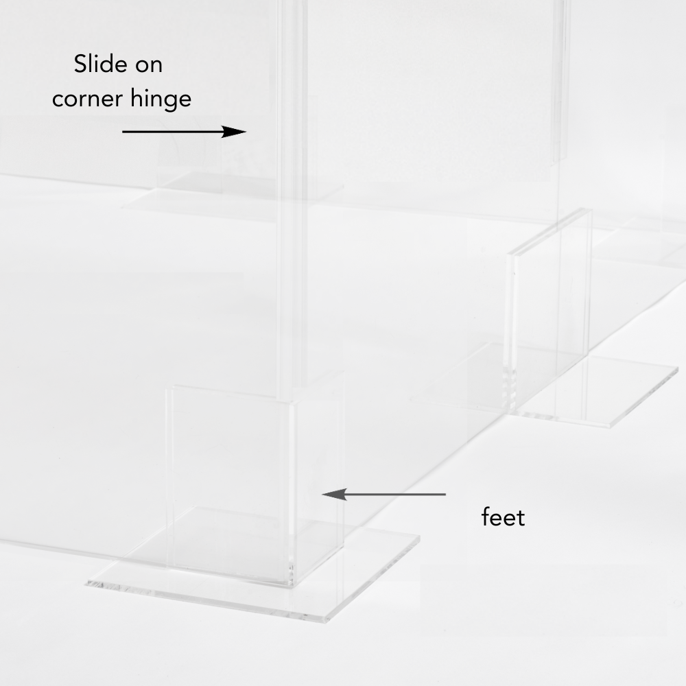Clear Pet Playpen, 24" High