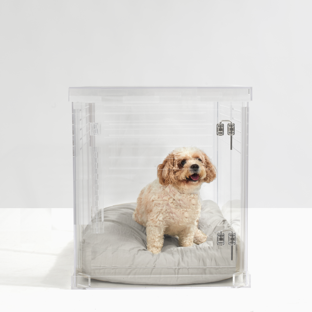 Clear Dog Crate to Gate | Medium