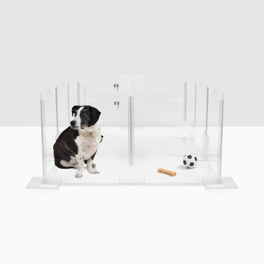 Clear Pet Playpen, 32" High with Door | Options