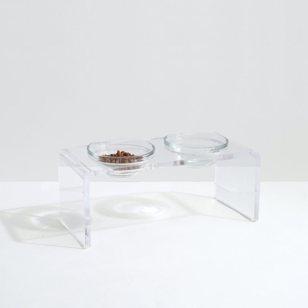 Medium Glass Bowl Feeder