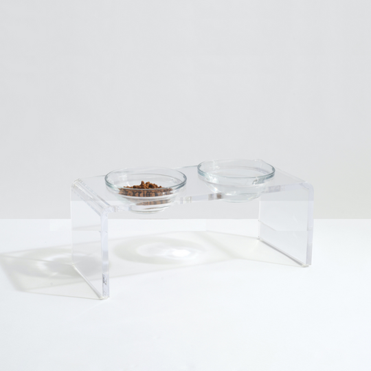 Medium Glass Bowl Feeder