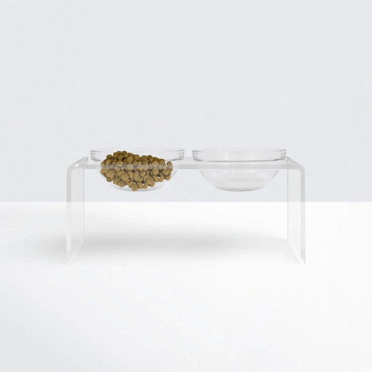 Medium Glass Bowl Feeder