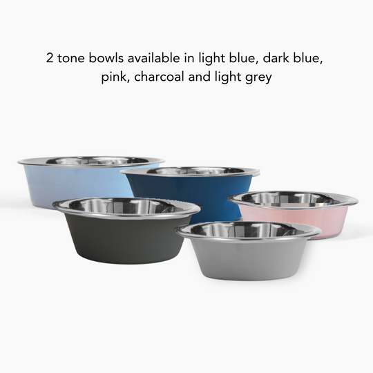 2 Tone Color Metal Bowl Set | Options