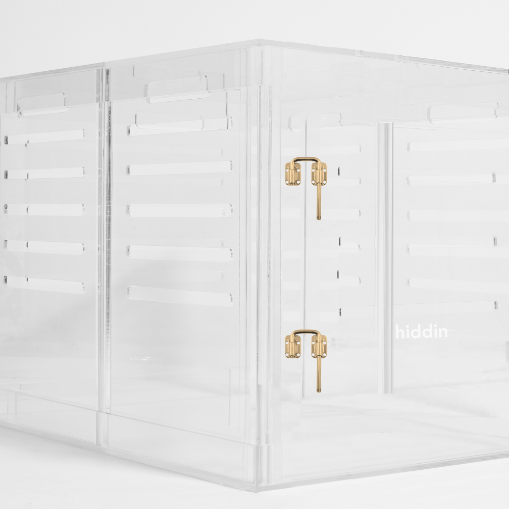 Monogram Large Crate (Gold Latch)