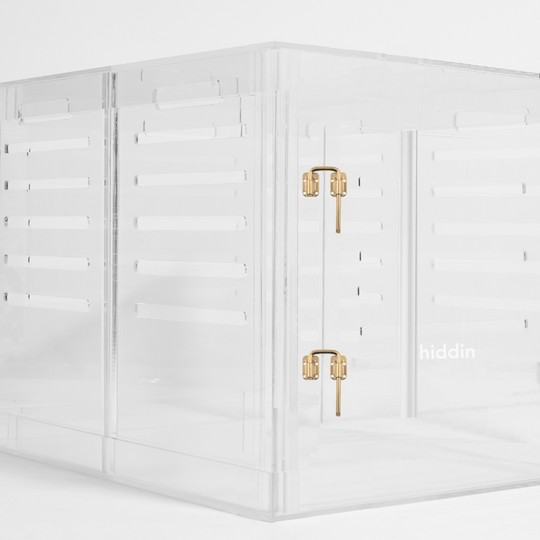 Monogram Large Crate (Gold Latch)