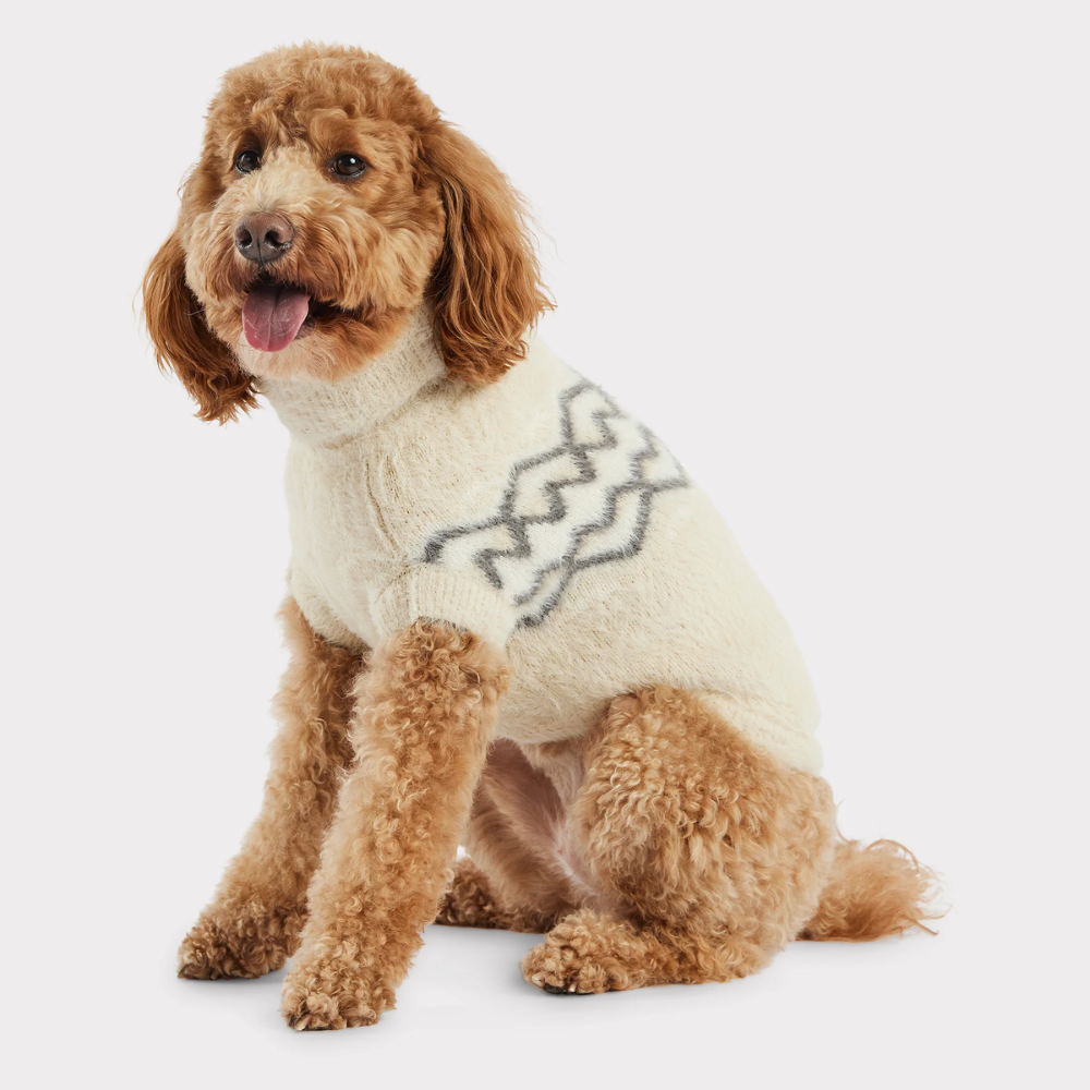 Fuzzy Ski Dog Sweater | Options