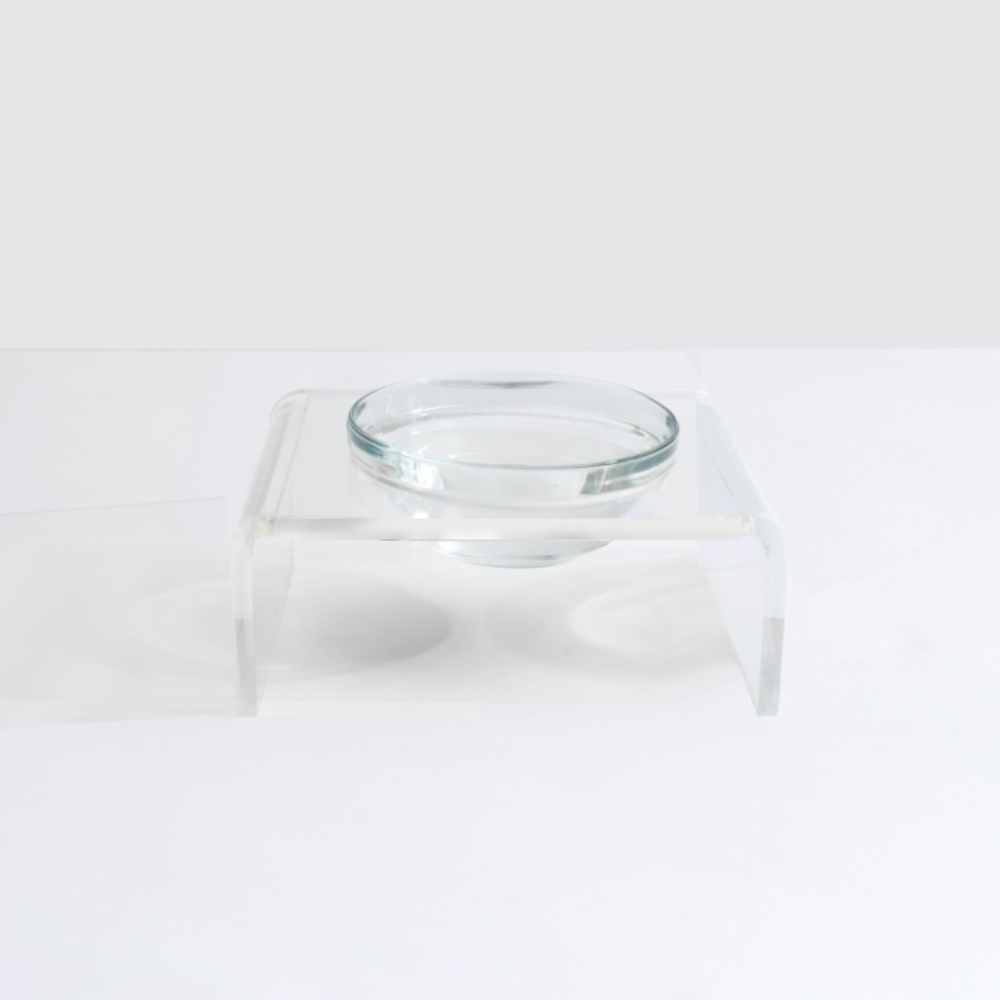 Single Glass Bowl Feeder