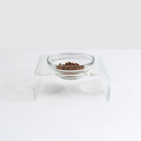 Single Glass Bowl Feeder