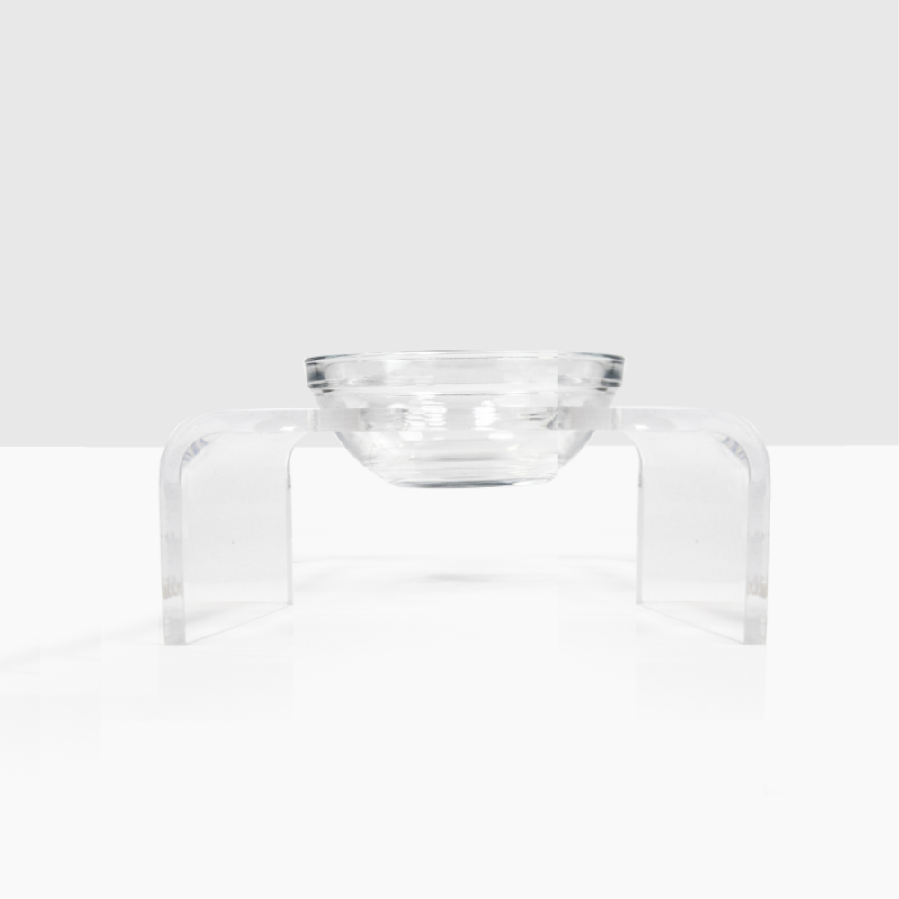 Single Glass Bowl Feeder