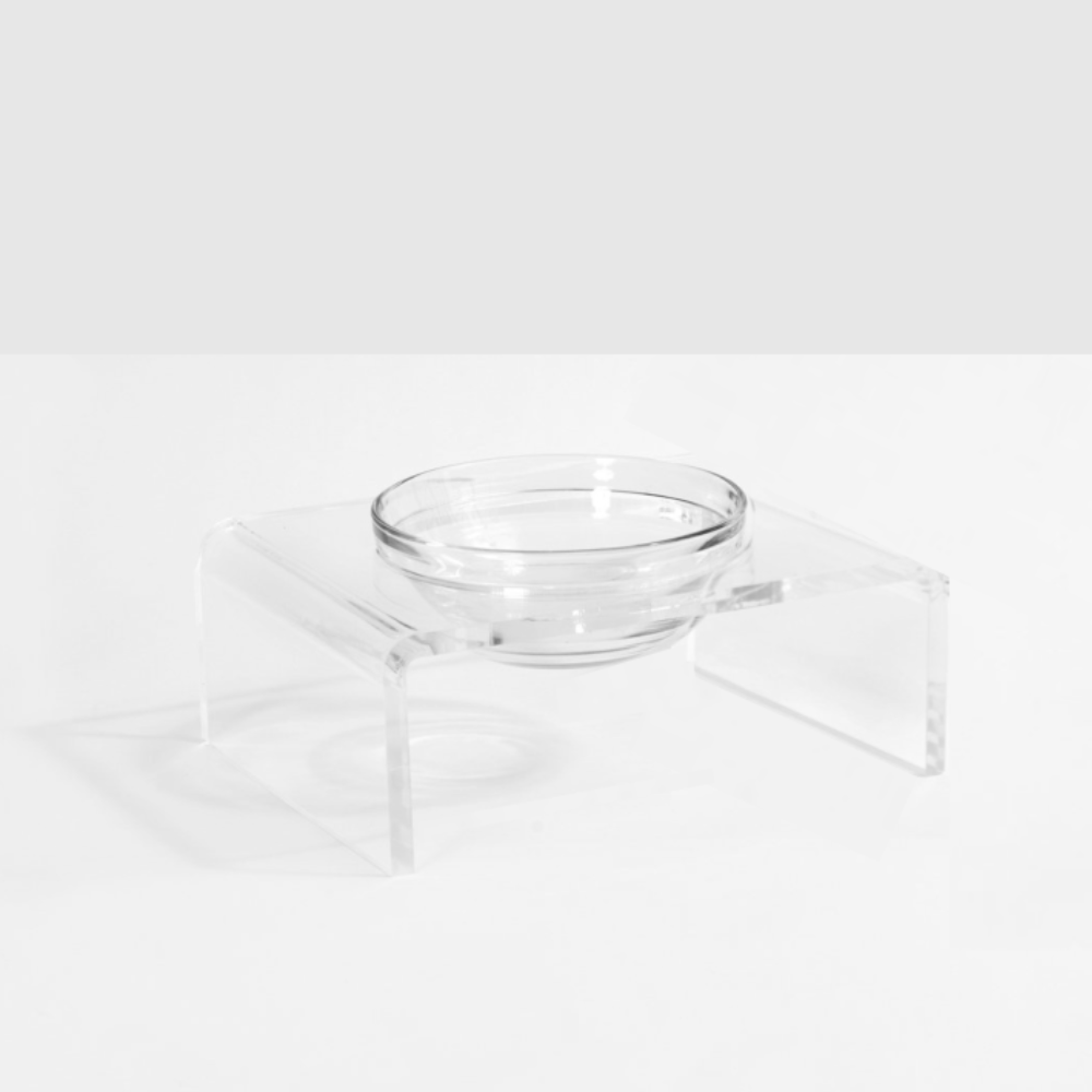 Single Glass Bowl Feeder