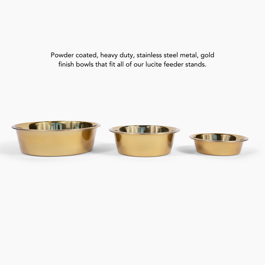 Hiddin Metal Pet Bowls, Set of 2 | Options