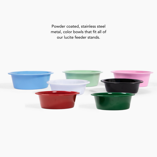 Hiddin Metal Pet Bowls, Set of 2 | Options