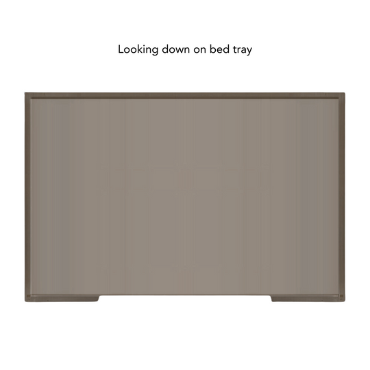 Bronze Lucite Pet Tray Bed | Options