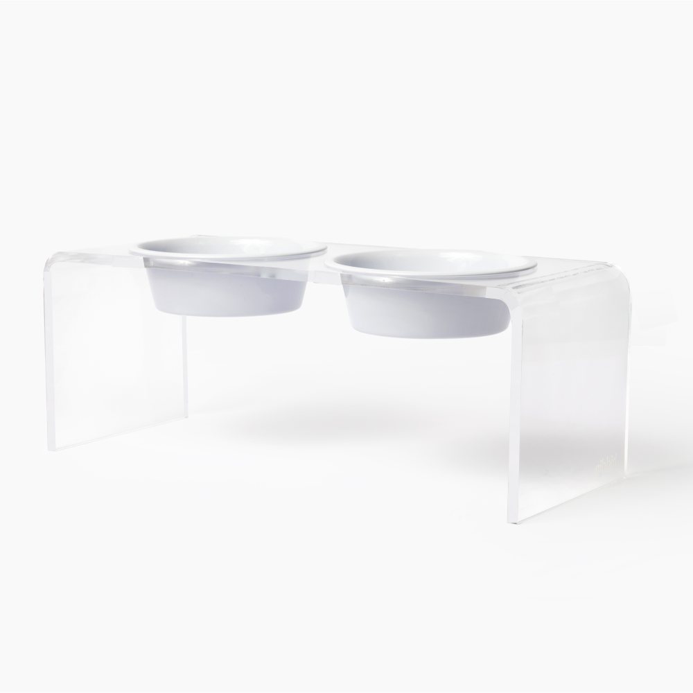 Medium Black & White Feeder